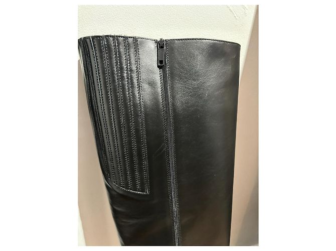 Botas COURREGES T.EU 41 Cuero Negro - vista 8