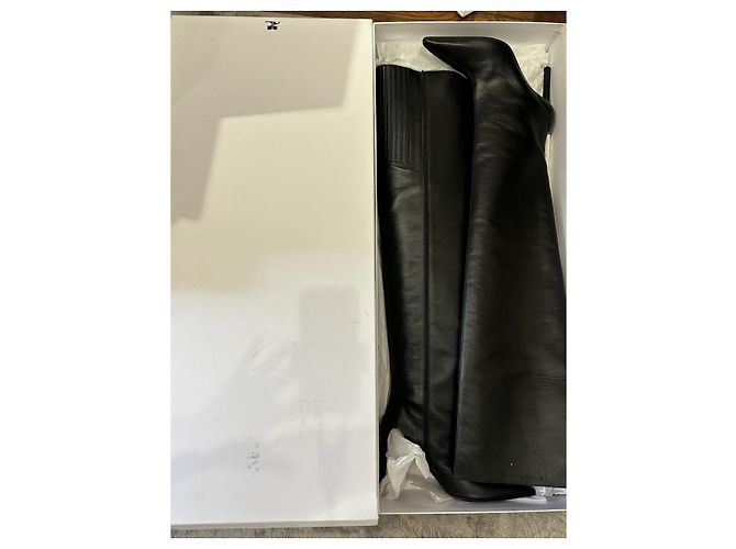 Botas COURREGES T.EU 41 Cuero Negro - vista 9