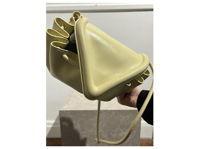 BOTTEGA VENETA Borse T. Pelle Giallo - vista 4