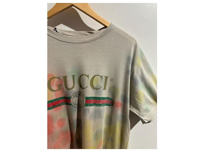 GUCCI Tops T.Internacional XS Algodón Caqui - vista 2