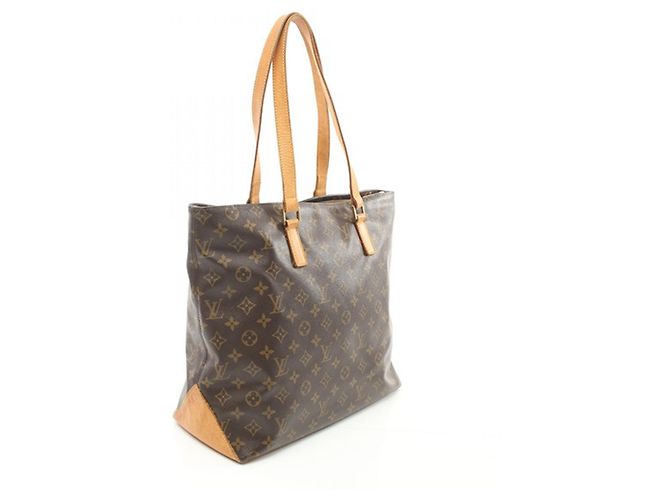 Borsa tote Cabas Mezzo in monogramma Louis Vuitton marrone - vista 2