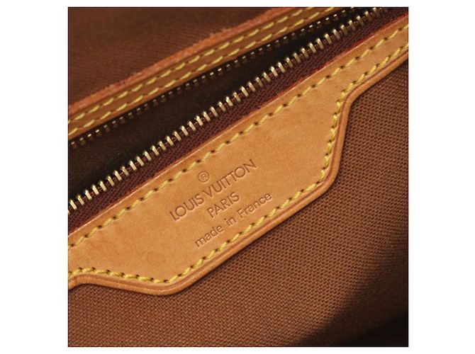 Borsa tote Cabas Mezzo in monogramma Louis Vuitton marrone - vista 5
