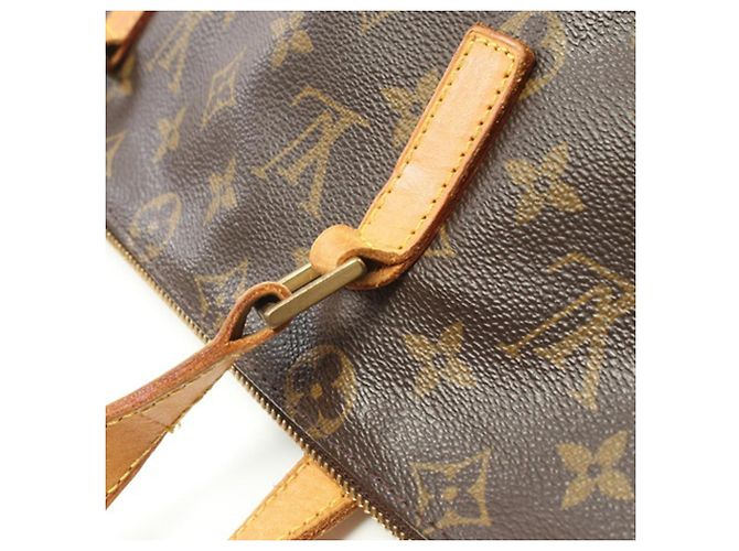 Borsa tote Cabas Mezzo in monogramma Louis Vuitton marrone - vista 7