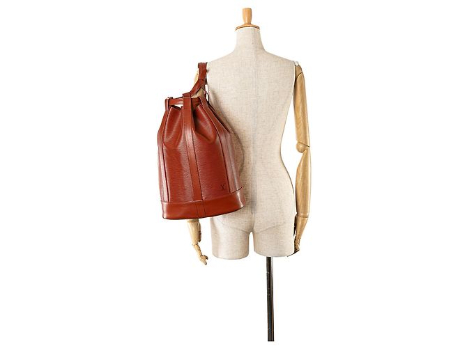 Zaino Randonnee PM Epi marrone Louis Vuitton - vista 12