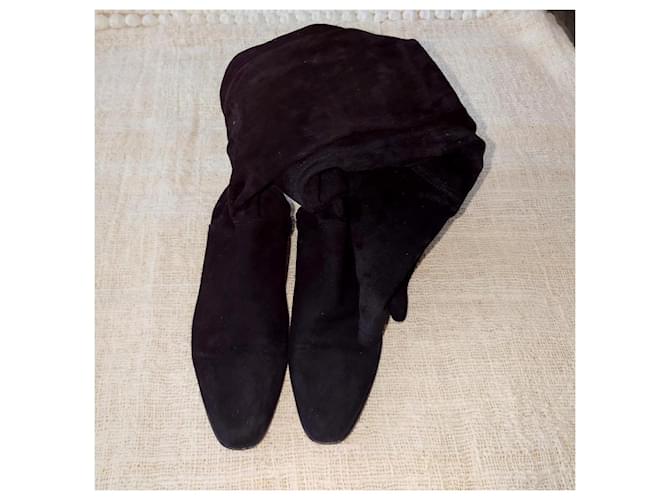 Botas altas Massimo Dutti Negro - vista 2