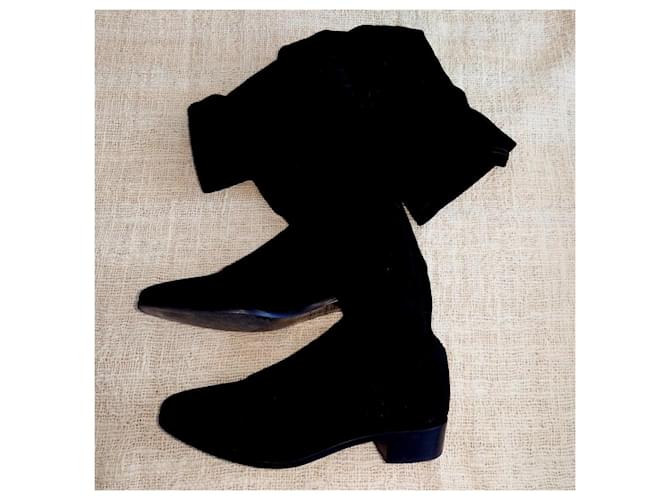 Botas altas Massimo Dutti Negro - vista 4