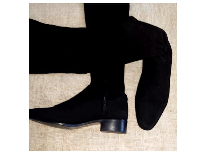 Botas altas Massimo Dutti Negro - vista 5