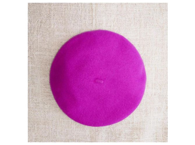 Autre Marque Berretto in lana rosa Ibis Fuschia - vista 2