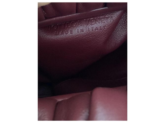 Borsa a spalla Bottega Veneta Pelle Rosso Scuro Bordò - vista 5
