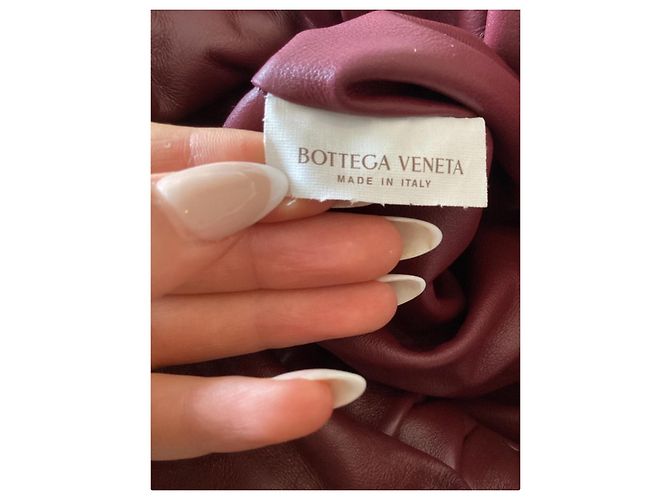 Borsa a spalla Bottega Veneta Pelle Rosso Scuro Bordò - vista 6