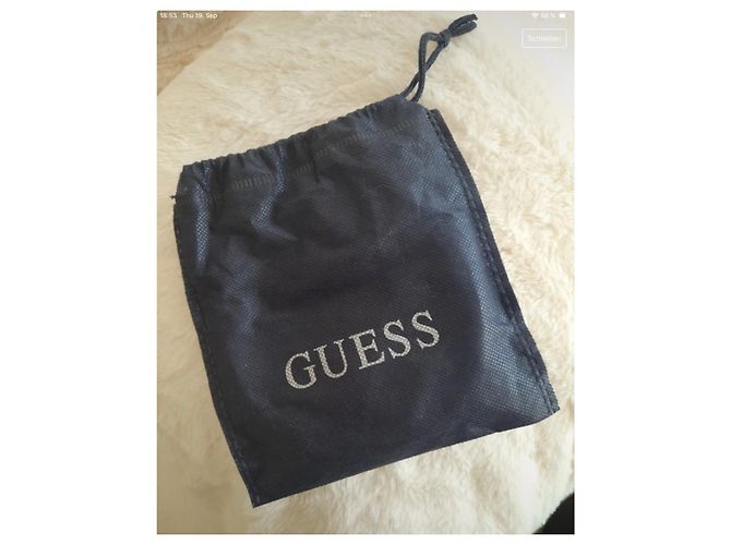 Guess Ledergürtel Braun Gold Golden - Ansicht 4