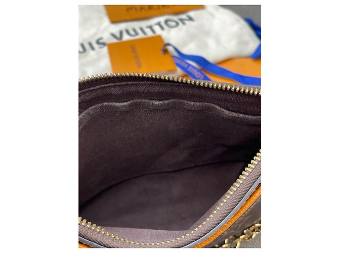 Louis Vuitton Pallas Borsa a mano monogramma marrone - vista 8