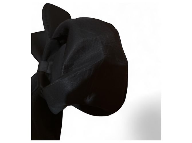 Simone Rocha Schleifenhandtasche schwarz Nylon - Ansicht 3