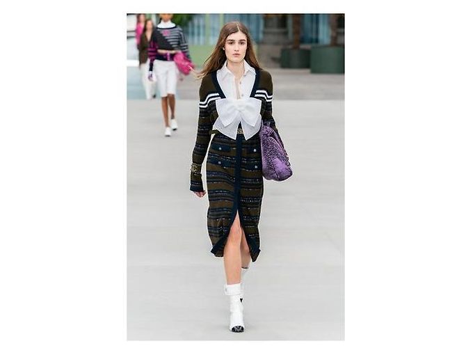 Chanel Long Croisière 2020 Cárdigan de Cachemira - vista 15