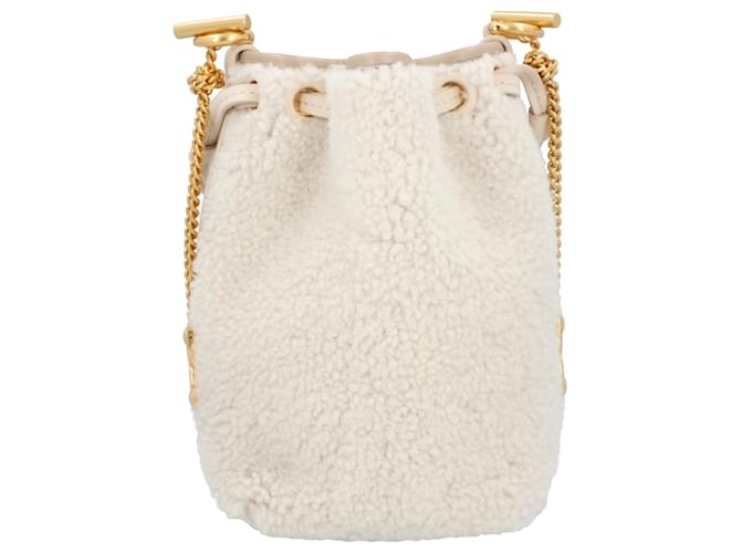 Borsa a secchiello micro Marcie beige di Chloé Marrone - vista 3