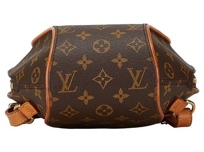 Zaino Ellipse Monogram Louis Vuitton in pelle PVC marrone - vista 4