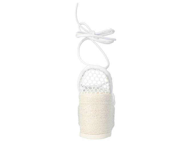 Bottega Veneta Espadrillas con Zeppa Stretch Bianco - vista 3