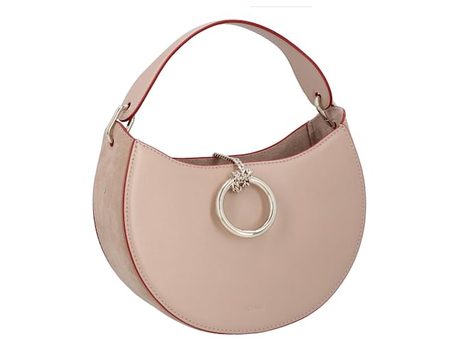 Chloé Arlene Hobo Beige Marrone - vista 2