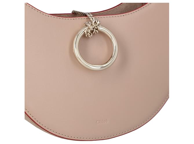 Chloé Arlene Hobo Beige Marrone - vista 4