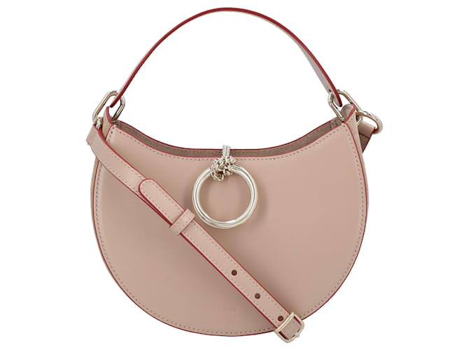 Chloé Arlene Hobo Beige Marrone - vista 5
