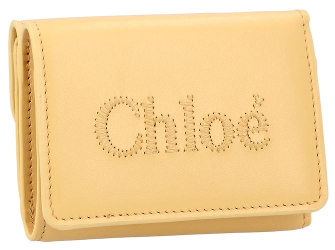 Portafoglio Chloé Tri-Fold Sense Giallo - vista 2