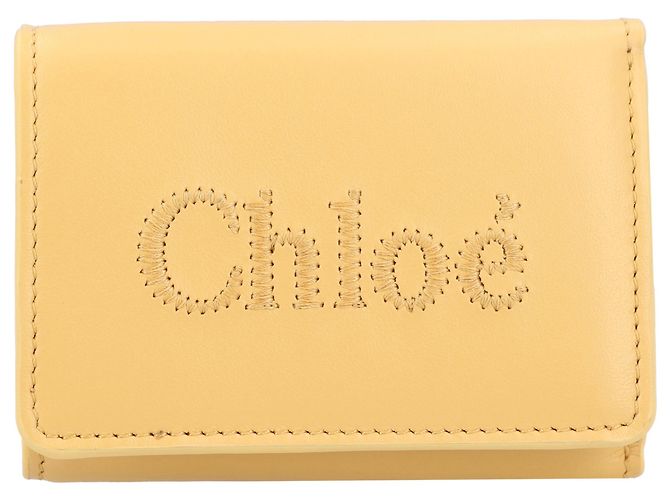 Portafoglio Chloé Tri-Fold Sense Giallo - vista 5