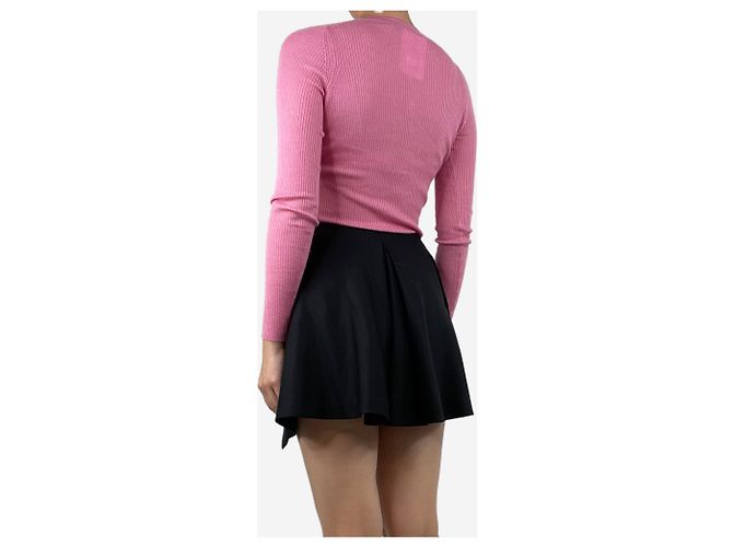 Gabriela Hearst Suéter de canalé rosa - talla S - vista 2