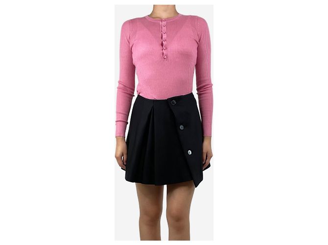 Gabriela Hearst Suéter de canalé rosa - talla S - vista 3