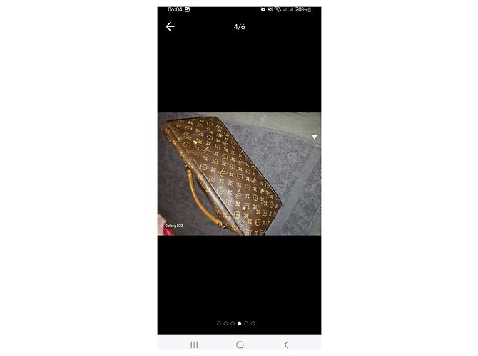 Bolsa de mão Louis Vuitton Artsy MM em couro marrom escuro Castanho escuro - vista 3