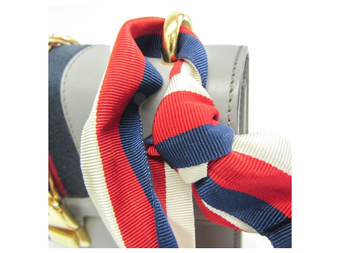 Borsa a spalla in pelle donna Gucci Sylvie 421882 Marrone - vista 10
