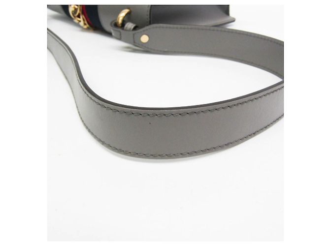 Borsa a spalla in pelle donna Gucci Sylvie 421882 Marrone - vista 9