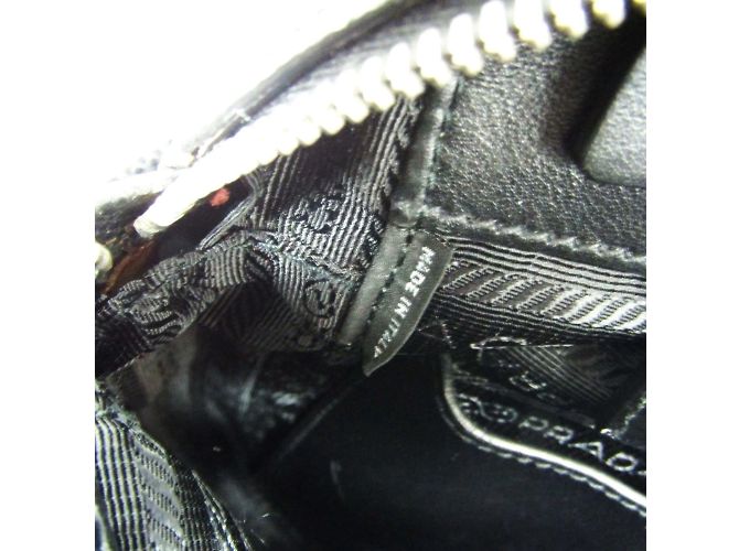 Borsa a spalla in pelle Saffiano per uomo Prada Nero - vista 10