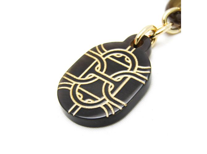 Chaîne d'ancre Collana pendente Chaine d'Ancre Dre di Hermès Marrone D'oro - vista 3