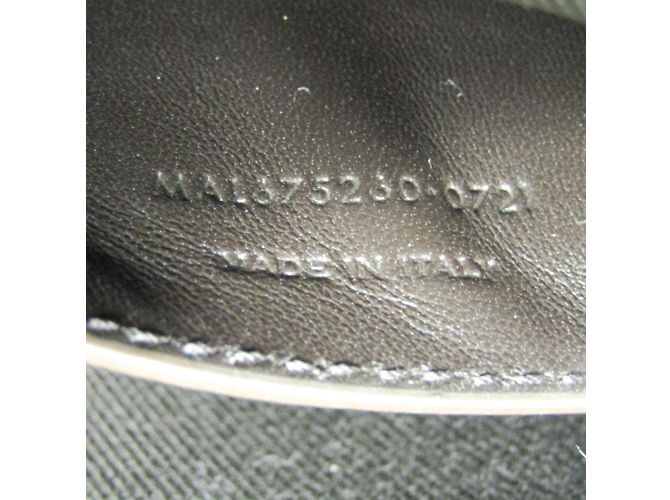 Borsa a spalla in pelle marrone Yves Saint Laurent - vista 11