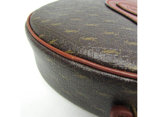 Borsa a spalla in pelle marrone Yves Saint Laurent - vista 5