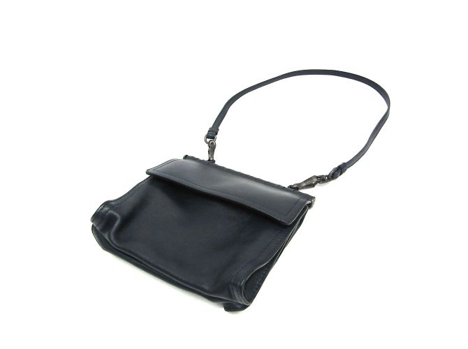 Bottega Veneta Intrecciato Mini Double Face Clutch e Borsa a Spalla Blu navy - vista 2