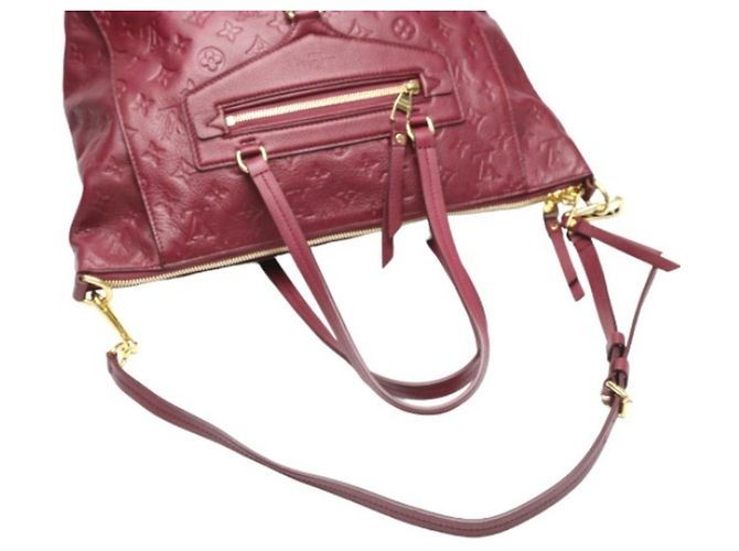 Borsa a mano Lumineuse Louis Vuitton Rosso - vista 4