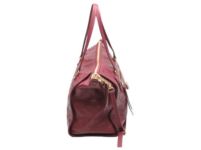 Borsa a mano Lumineuse Louis Vuitton Rosso - vista 5