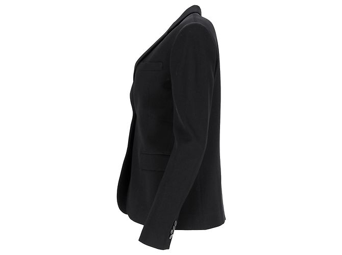 Theory Blazer Matilda em lã preta - vista 2