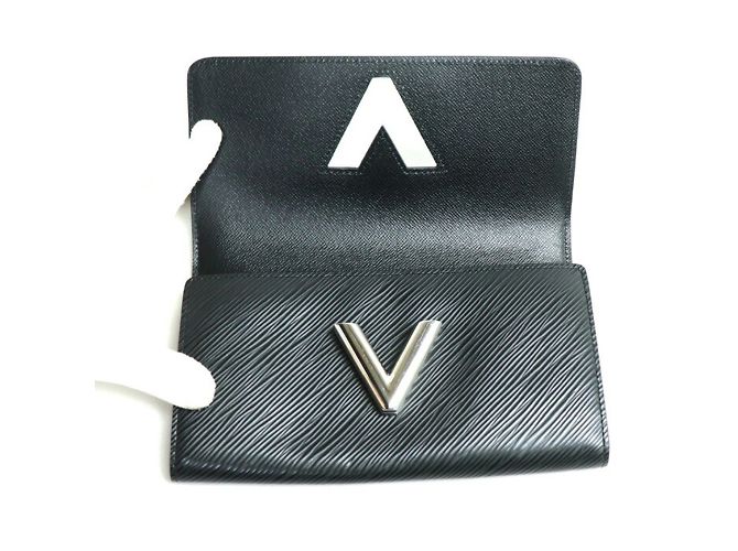 Twist Cartera larga Epi Louis Vuitton Negro - vista 3