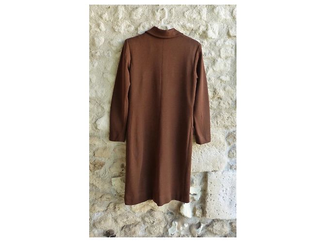Yves Saint Laurent Wollkleid Braun - Ansicht 5