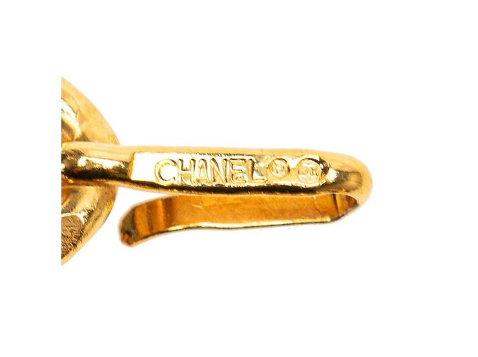 Kette mit Medaillon-Platte von Chanel Schwarz Golden - Ansicht 5