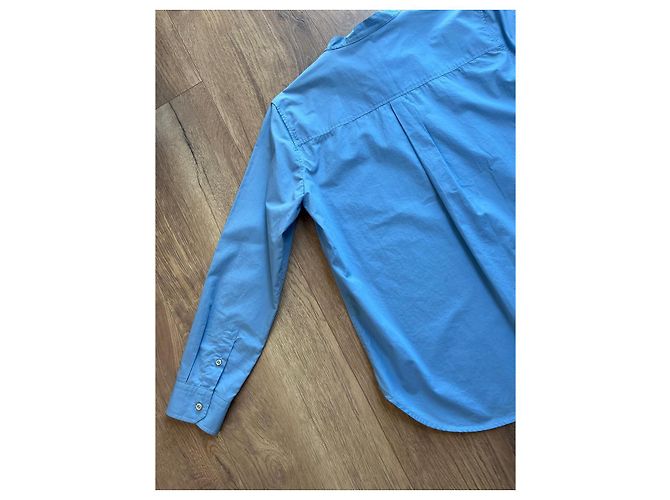 Camisa Isabel Marant de algodón azul - vista 11