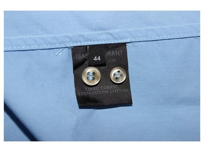 Camisa Isabel Marant de algodón azul - vista 13
