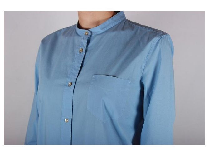 Camisa Isabel Marant de algodón azul - vista 2