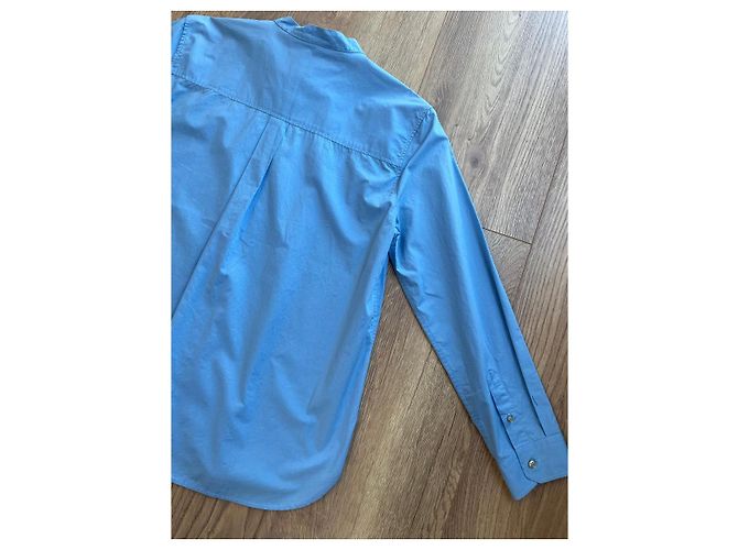 Camisa Isabel Marant de algodón azul - vista 8