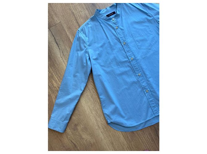 Camisa Isabel Marant de algodón azul - vista 9