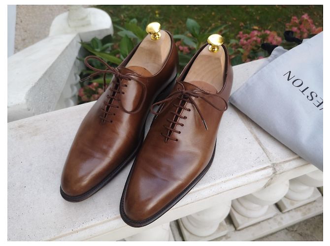 J.M. WESTON Flore 402 Scarpe stringate in pelle marrone - vista 10
