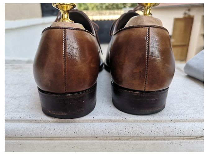 J.M. WESTON Flore 402 Scarpe stringate in pelle marrone - vista 7