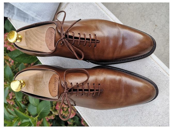 J.M. WESTON Flore 402 Scarpe stringate in pelle marrone - vista 9